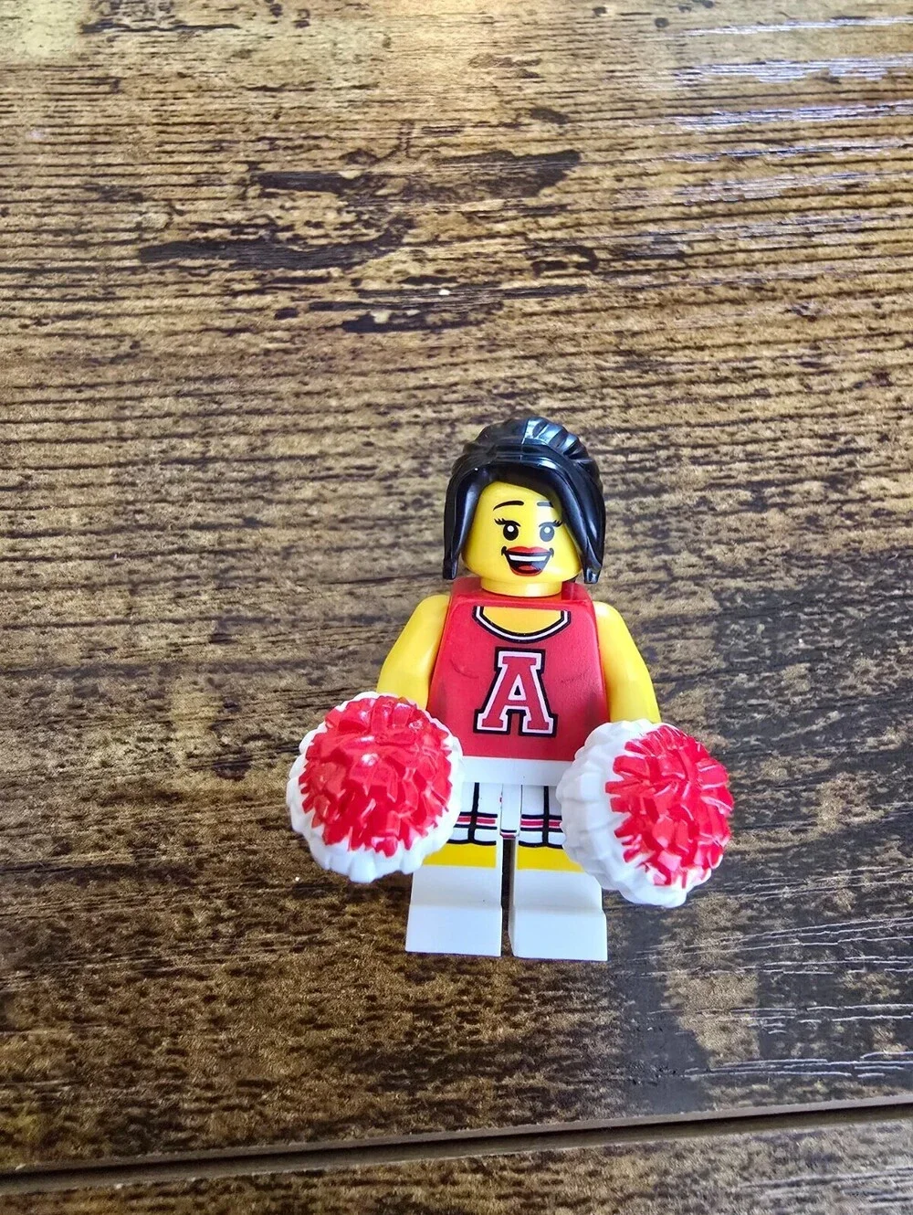 LEGO Minifigures Series 8 Red Cheerleader (Genuine)
